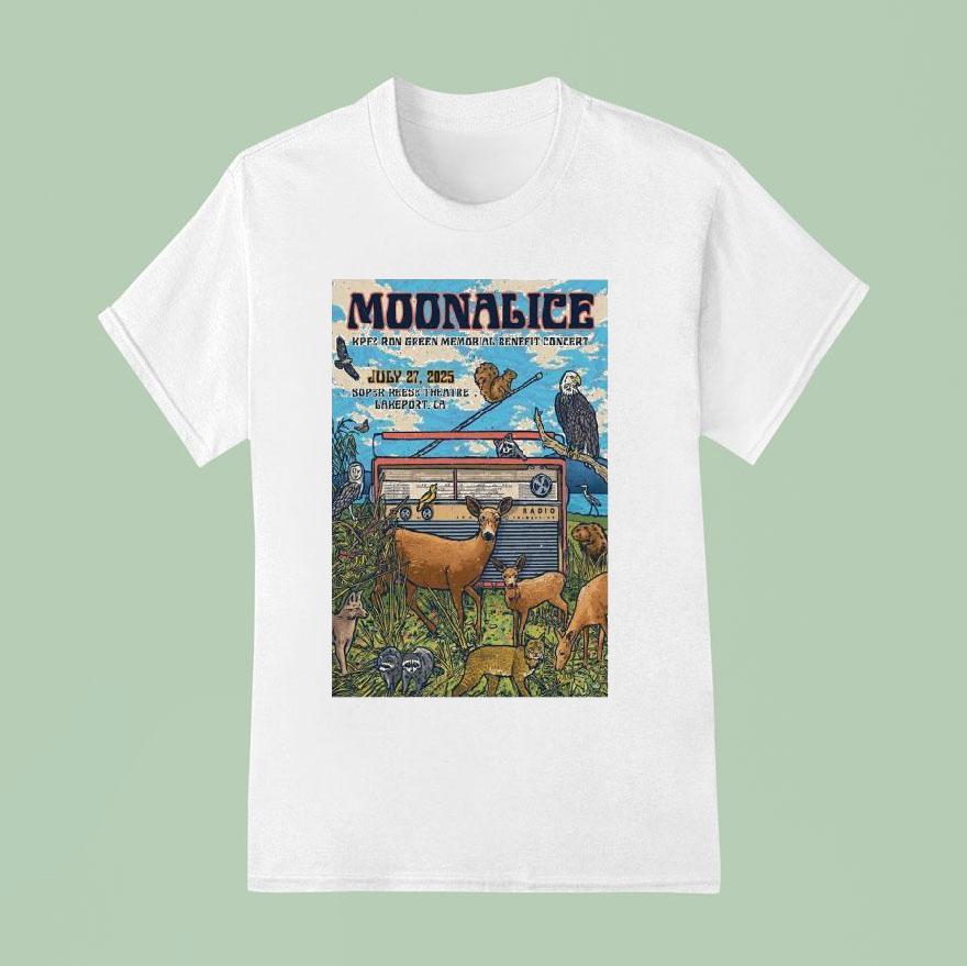 Moonalice July Lakeport Ca Concer T Shirt