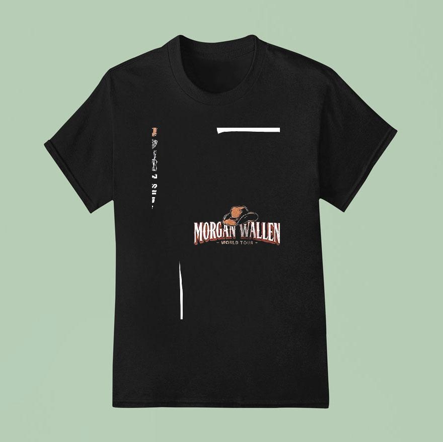 Morgan Wallen World Tour Whiskey D My Way T Shirt