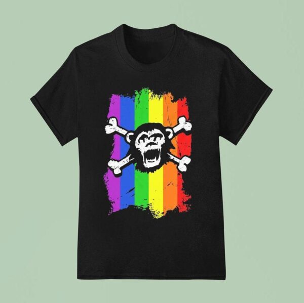 Mr Hurley Die Pulveraffen Pride Logo T Shirt