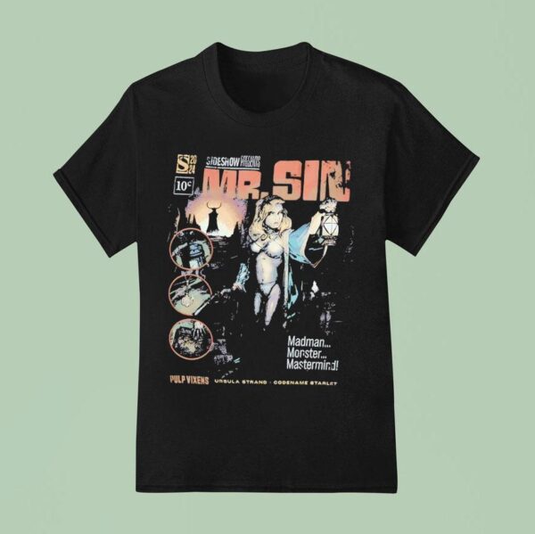 Mr Sin And Pulp Vixens Sideshow Present Vintage T Shirt