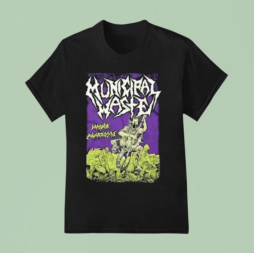 Municipal Waste Massive Aggressive T Shirt