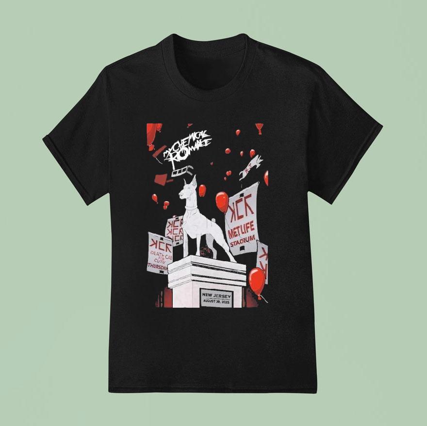 My Chemical Romance August East Rutherford Nj Concer T Shirt