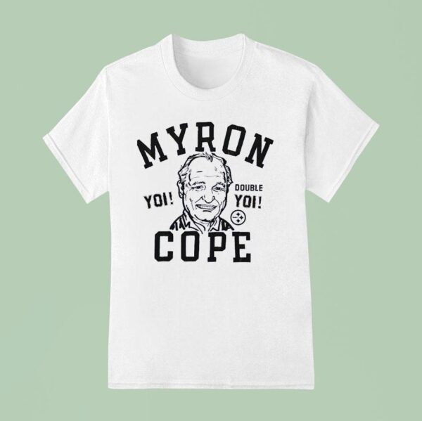 Myron Cope Double Yoi Pittsburgh Slers Football T Shirt