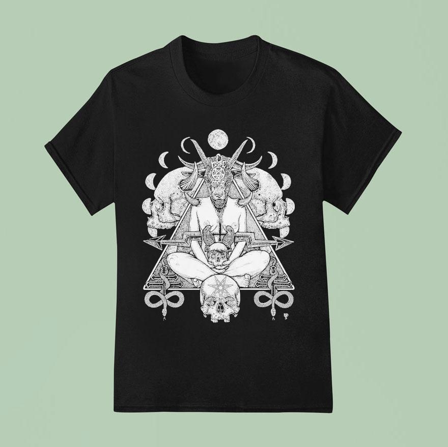 Mystic Circle The Arrival Of Baphome T Shirt