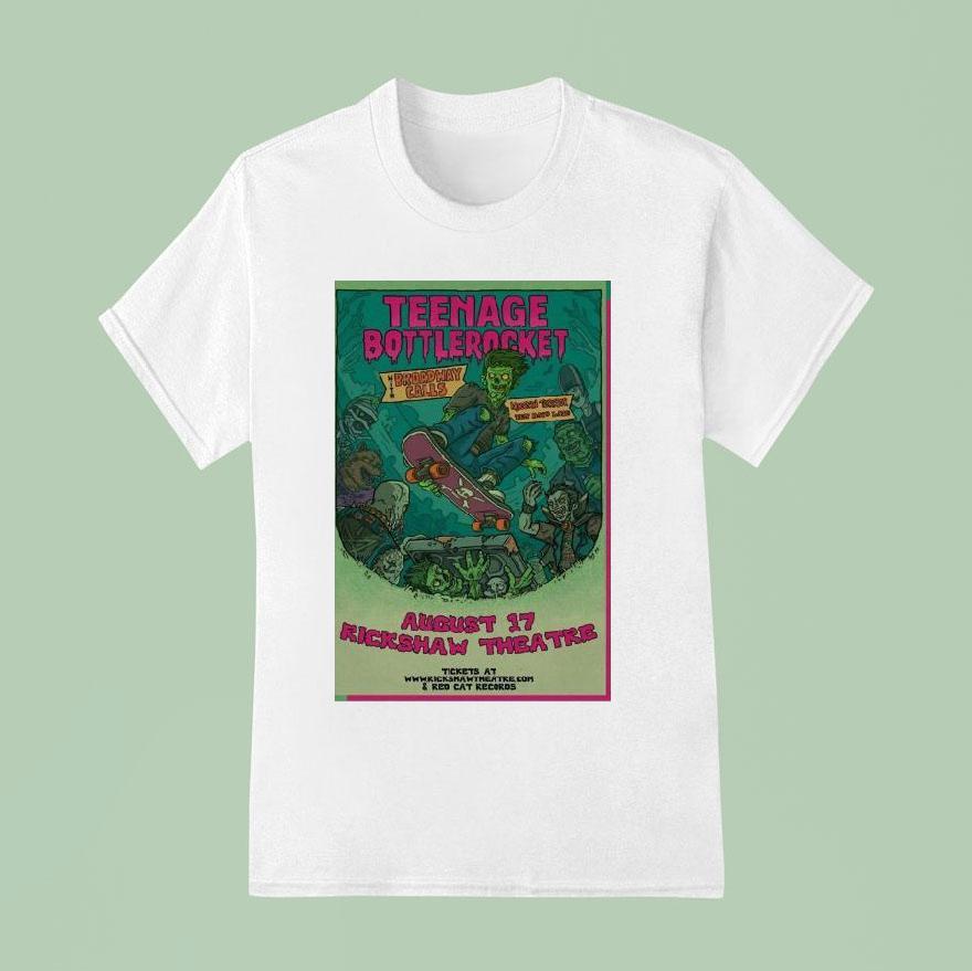 Nage Bottlerocket Aug Rickshaw Theatre In Vancouver Canada T Shirt