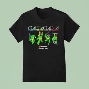 Nage Mutant Ninja Turtles Konami T Shirt