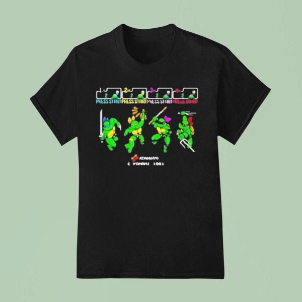 Nage Mutant Ninja Turtles Konami T Shirt