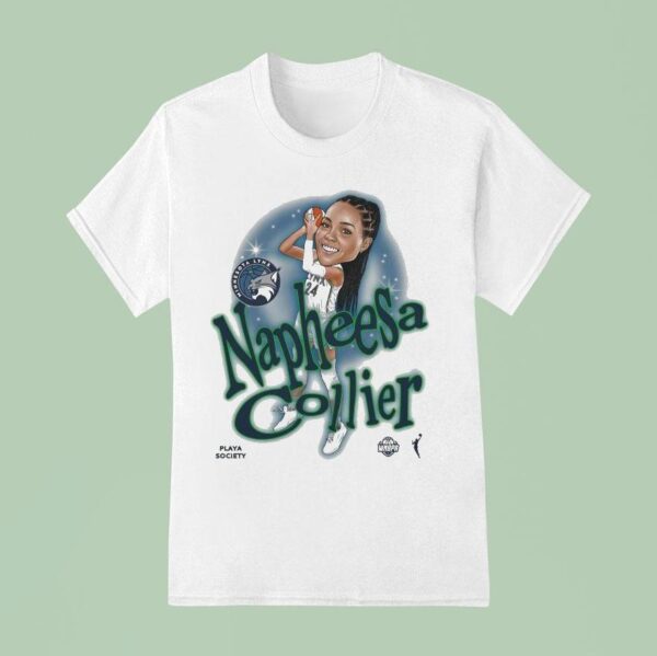 Napheesa Collier Sketch Playa Society T Shirt