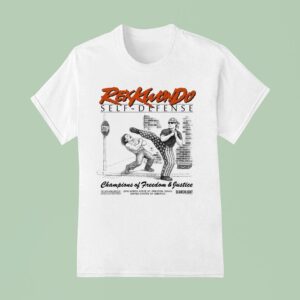 Napoleon Dynamite Self Defense Champions Of Freedom And Justice Rex Kwon Do Usa T Shirt