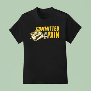 Nashville Predators Committed To The Pain Logo T Shirt