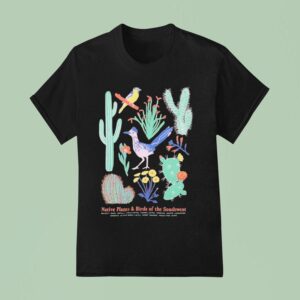 Native Plants And Birds Of The Southwestern Natives Bird Collective T Shirt