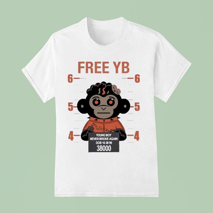 Never Broke Again Free Fb Yuong Boy T Shirt