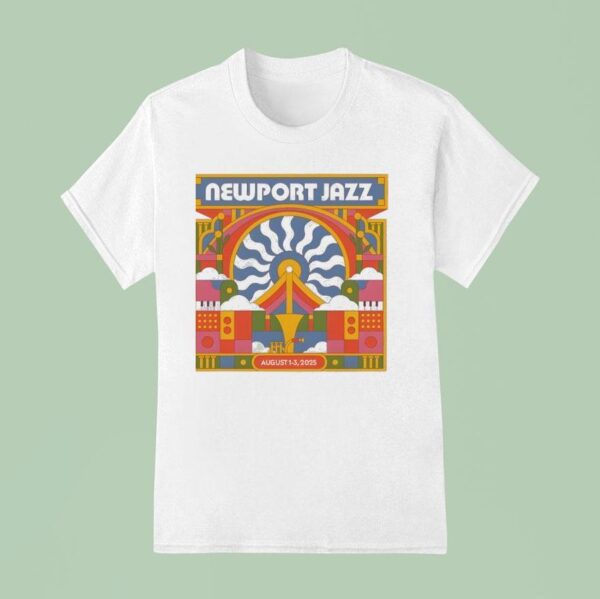 Newport Jazz August Fort Adams State Park Newport Ri T Shirt
