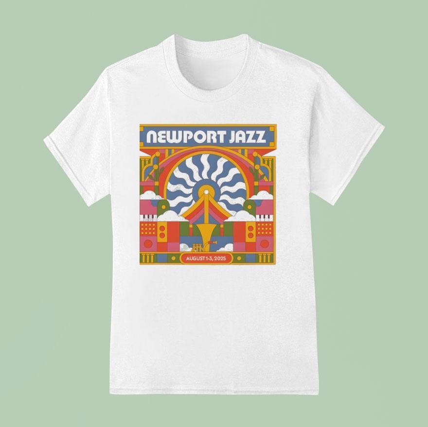 Newport Jazz August Fort Adams State Park Newport Ri T Shirt