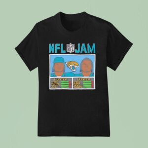 Nfl Jam Travis Hunter Jacksonville Jaguars Football Cartoon T Shirt