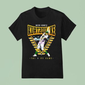 Nick Kurtz Baseball Four Home Run Game Sacramento Grunge T Shirt