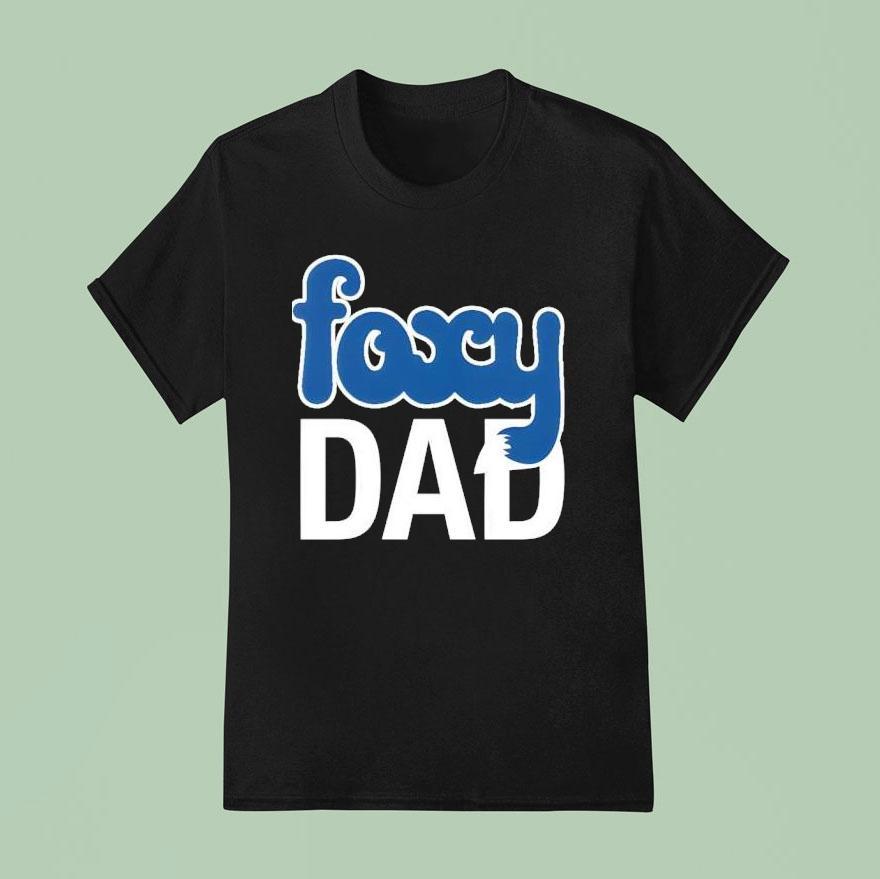 Nick Wilde Wearing Foxy Dad T Shirt