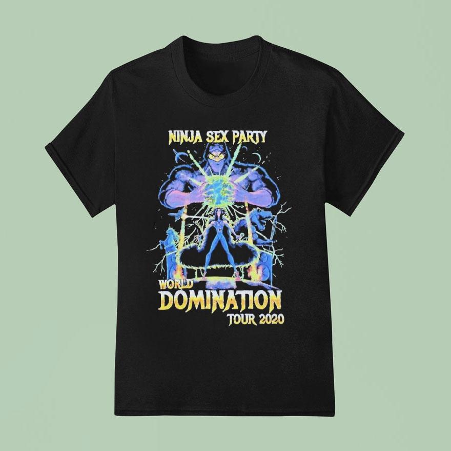 Ninja Sex Party World Domination Tour T Shirt