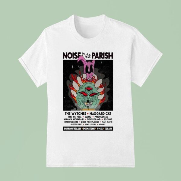 Noise In The Paris The Wytches Haggard Cat Huddersfield T Shirt