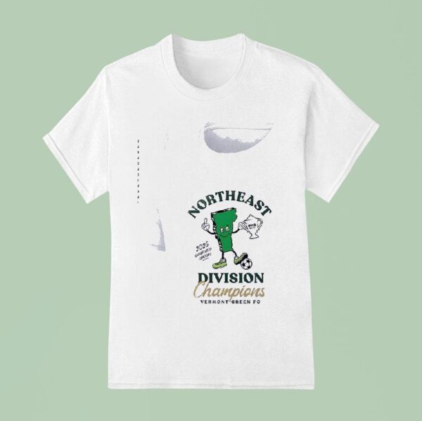 Northeast Division Champion Undefeated Season Vermont Green Fc T Shirt