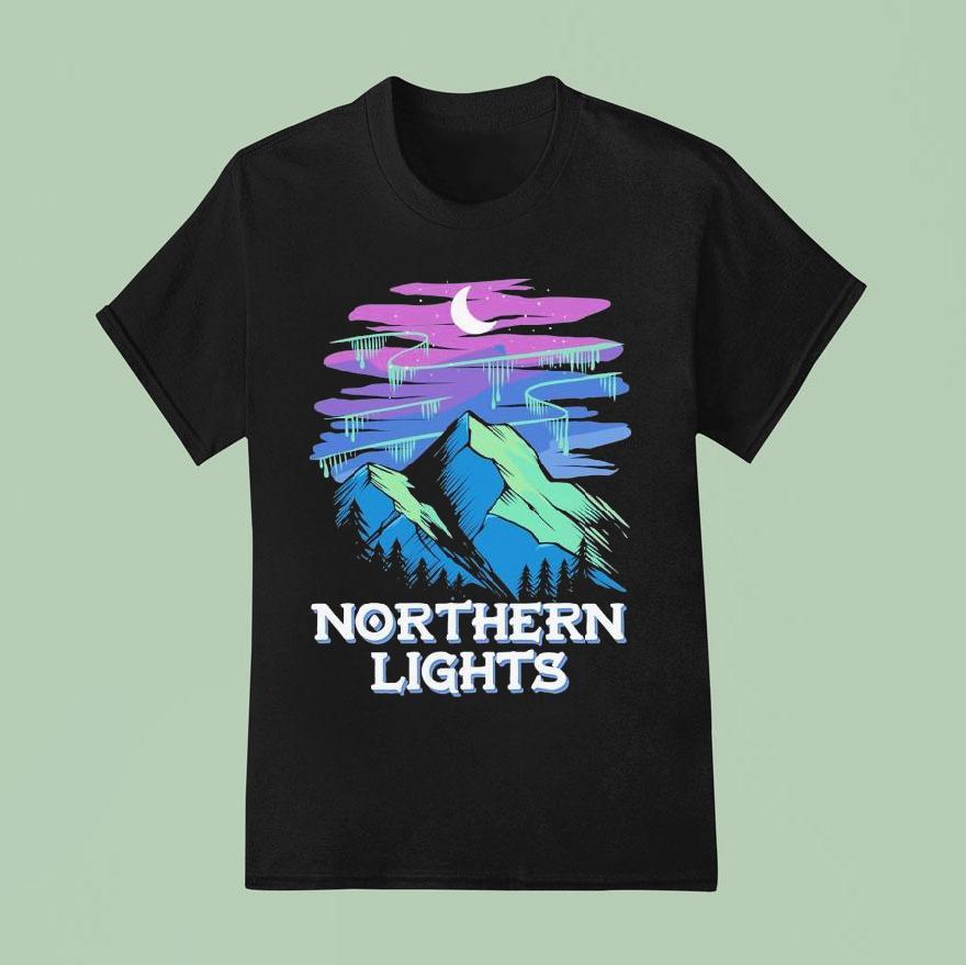 Northern Lights Jetty High T Shirt