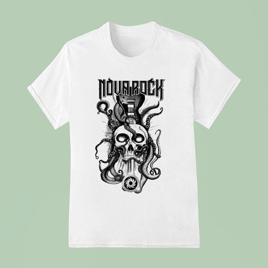Nova Rock Festival Sword Skull T Shirt
