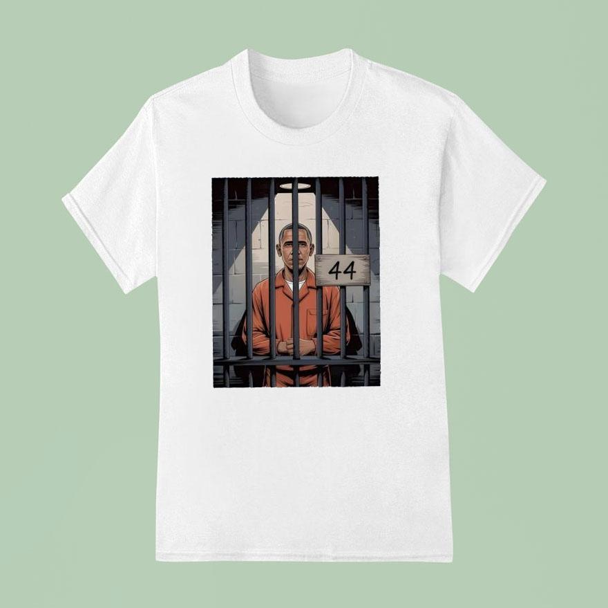 Obama Parody Wanted For Treason Arrest Obama T Shirt