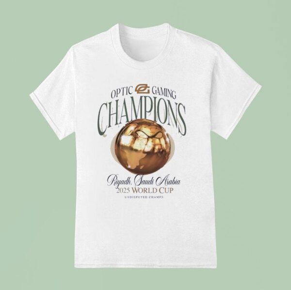 Optic Gaming Champions Riyadh Saudi Arabia World Cup T Shirt