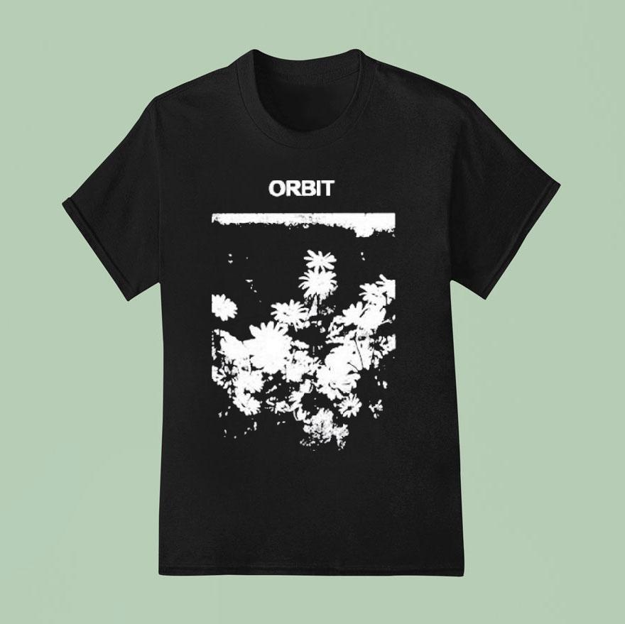 Orbit Music Flowers T Shirt