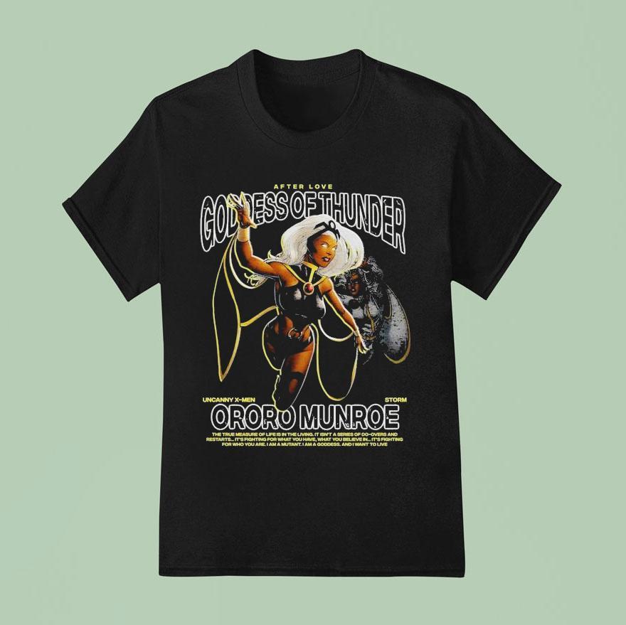 Ororo Munroe Goddess Of Thunder T Shirt