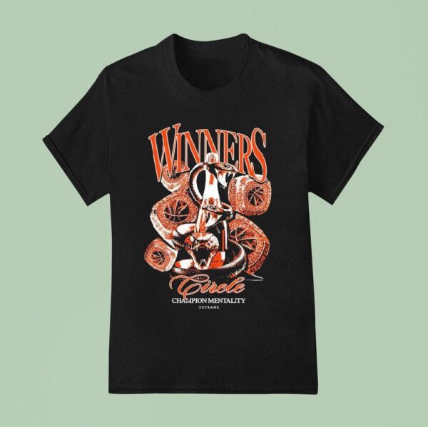 Outrank Winners Circle Champion Mentality Snake Rings T Shirt