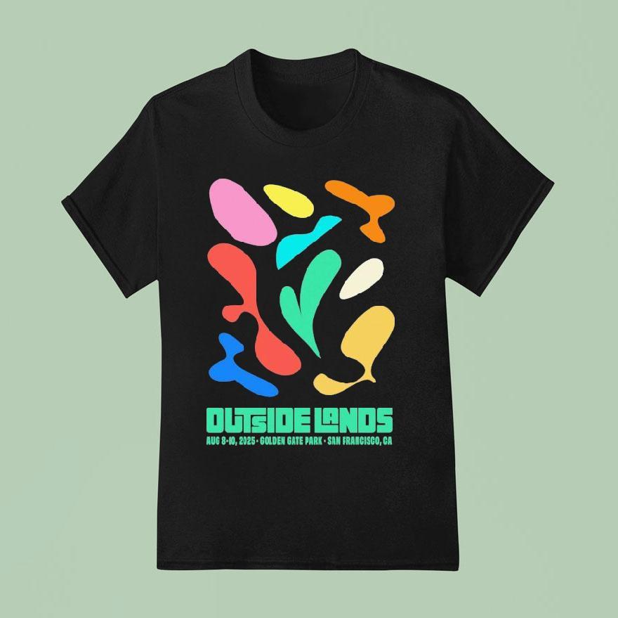 Outside Lands Festival Aug Golden Gate Park San Francisco Ca Shapes Even T Shirt