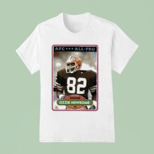 Ozzie Newsome Afc All Pro Cleveland Browns T Shirt