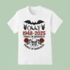 Ozzy Osbourne Prince Of Darkness Skull Roses T Shirt