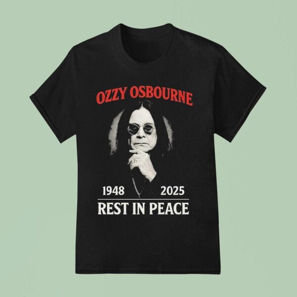 Ozzy Osbourne Rest In Peace T Shirt