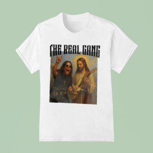 Ozzy Osbourne And Jesus The Real Gang In Heaven T Shirt