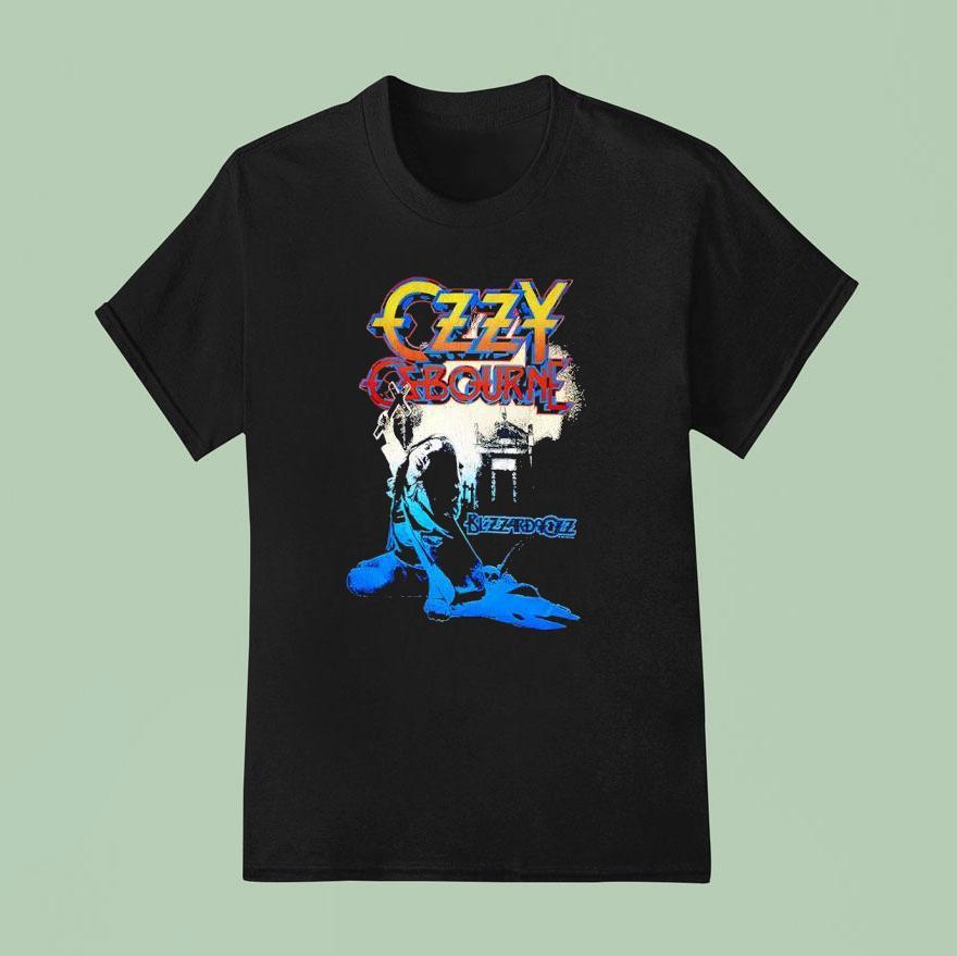 Ozzy Osbourne Blizzard Of Ozz Smoke T Shirt
