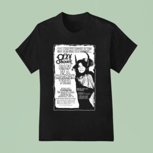 Ozzy Osbourne Diary Of A Madman Tour Des Moines Just When You Thought It Was Safe To Do Back To A Concer T Shirt