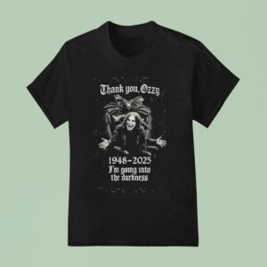 Ozzy Osbourne I M Going Into The Darkness Thank You Ozzy Metal T Shirt