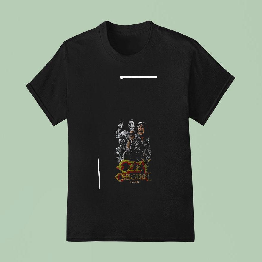 Ozzy Osbourne Memorial Graphic T Shirt