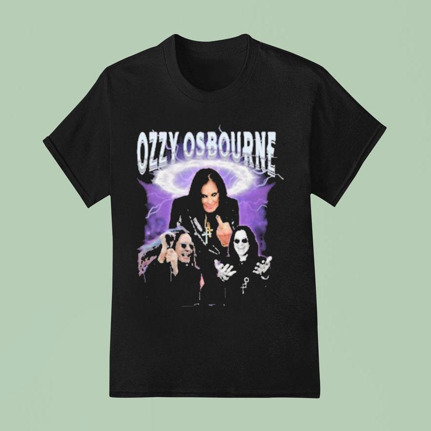 Ozzy Osbourne Middle Finger T Shirt
