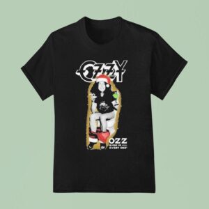 Ozzy Osbourne Ozz Bless Us All Every One Christmas T Shirt