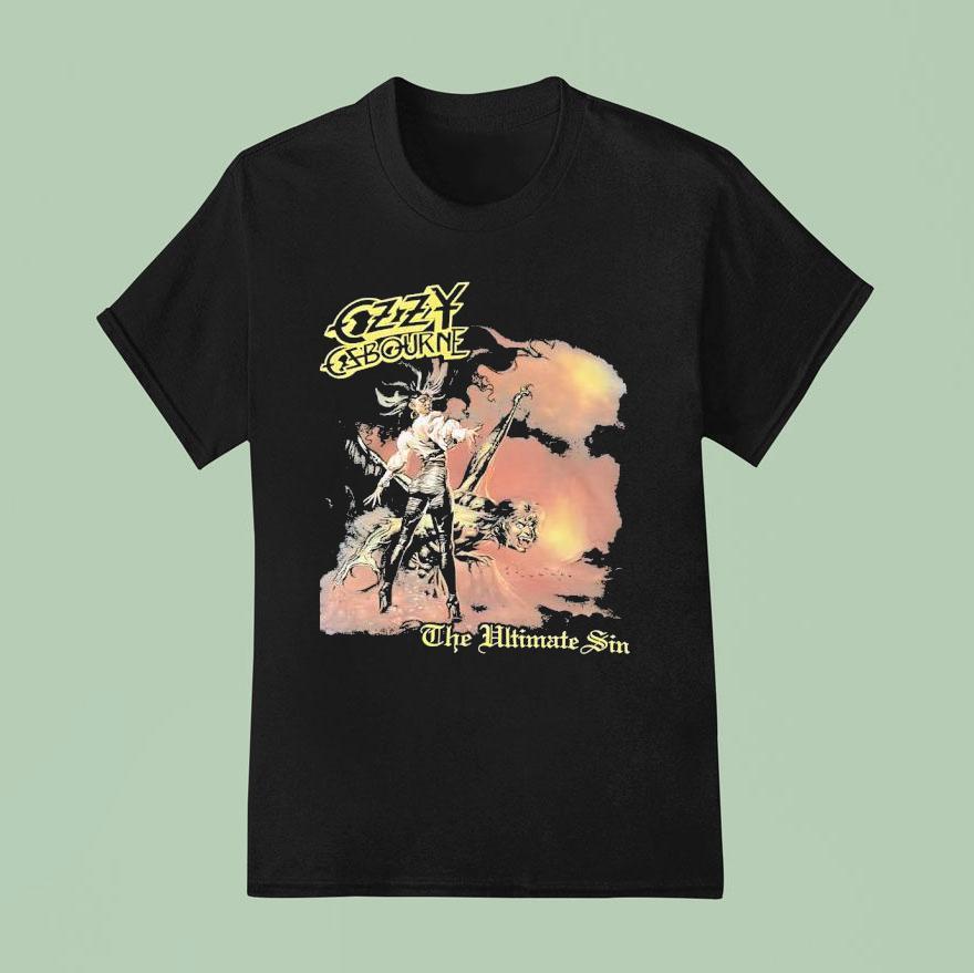 Ozzy Osbourne The Ultimate Sin Vintage T Shirt