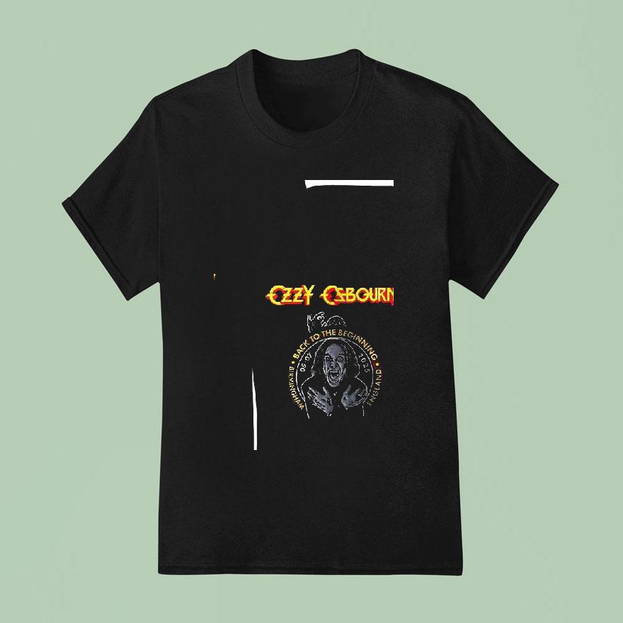 Ozzy Ozbourne Th Anniversary The Man The Myth The Legend Thank You For The Memories T Shirt