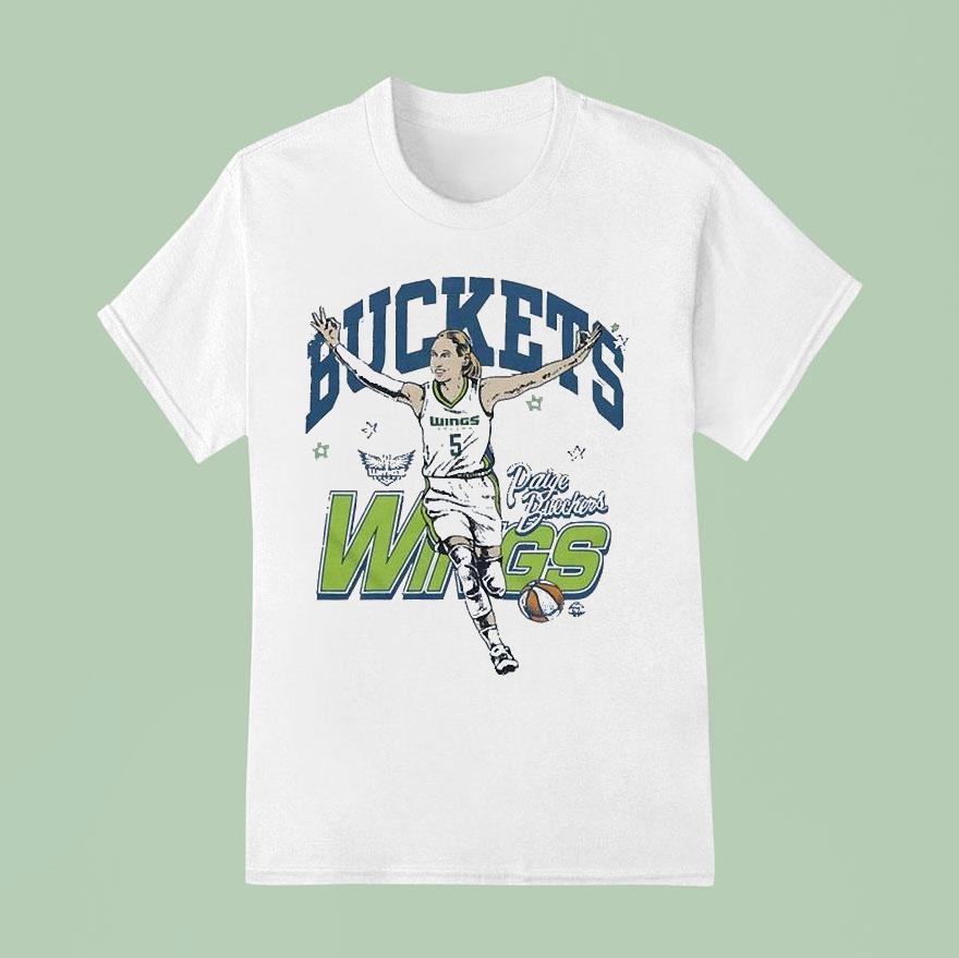 Paige Bueckers Buckets Dallas Wings T Shirt