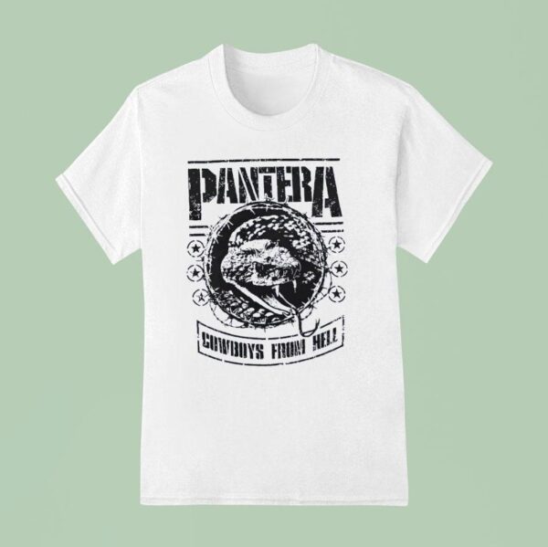 Pantera Cowboys From Hell Snake T Shirt