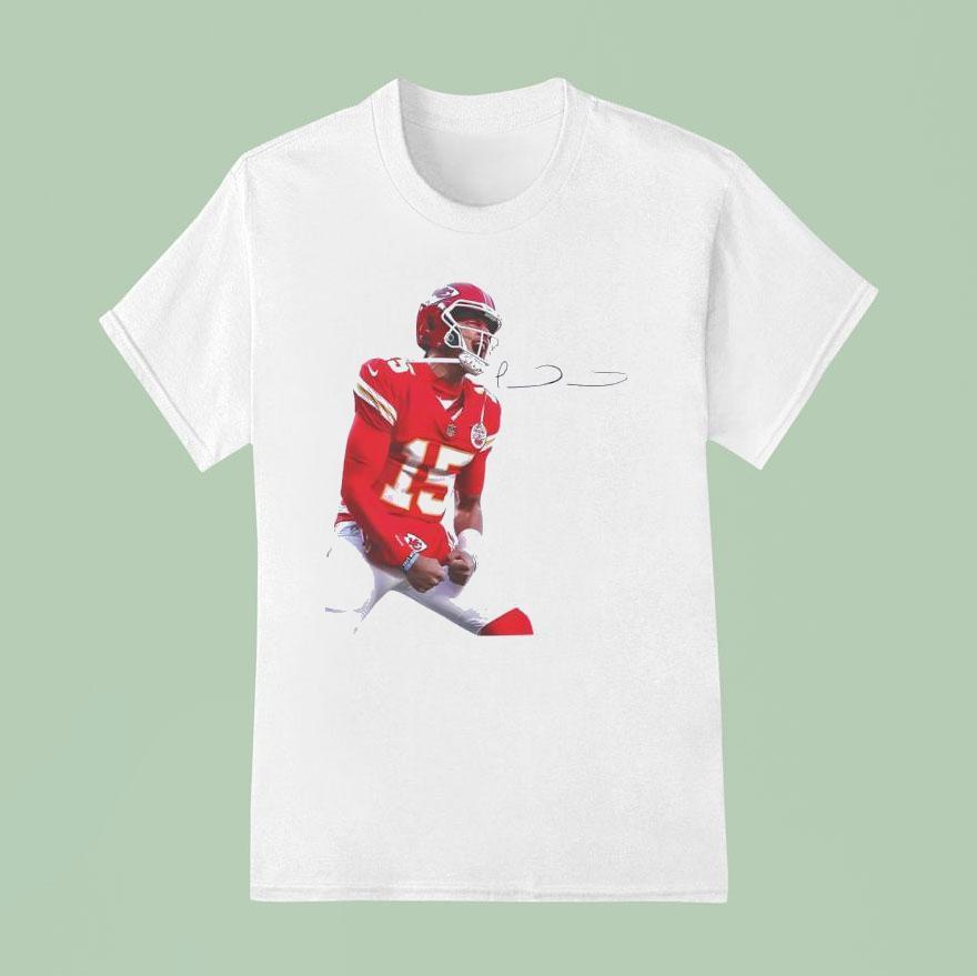 Patrick Mahomes Kansas City Chiefs Signature T Shirt