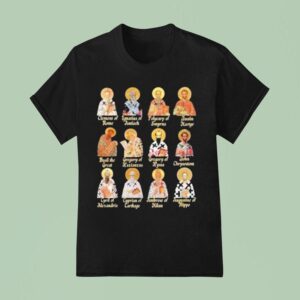 Patristic Church Fathers Augustine Ambrose Ignatius T Shirt