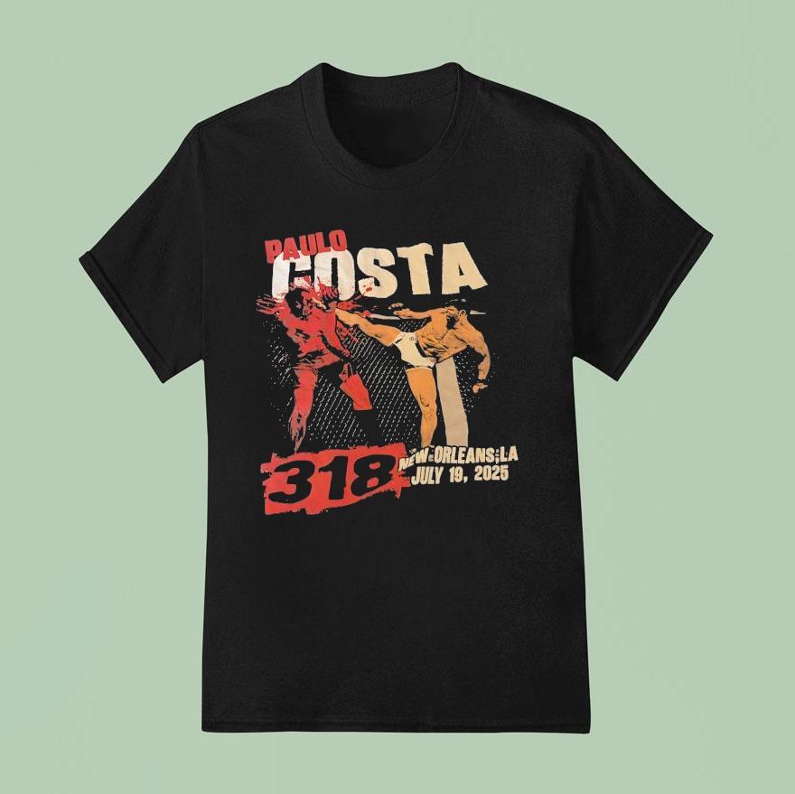 Paulo Costa New Orleans La July T Shirt