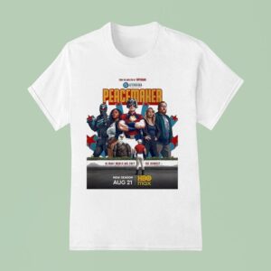 Peacemaker Season Wall Reflection Art With Heroic Parody Theme On August T Shirt